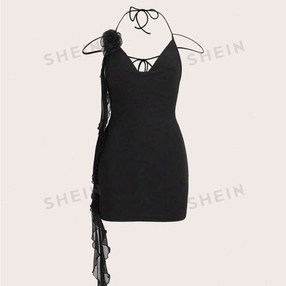 Shein ICON | Draped Bodycon Club Dress | Womens | BundleNSave - Picture 1 of 5